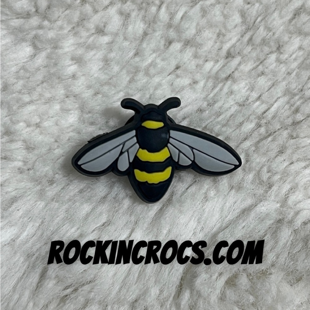 Bee Croc Charm